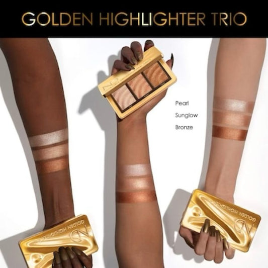 Golden Highlighter Trio Multi-Use Hybrid Glow Palette