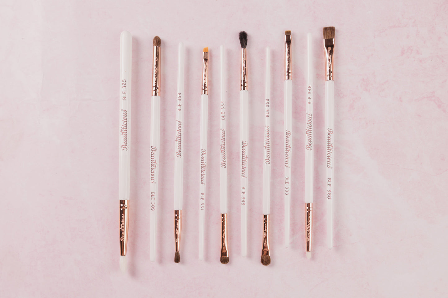 The Precision Edit – Detail Eye Brushes Set (10 Brushes)