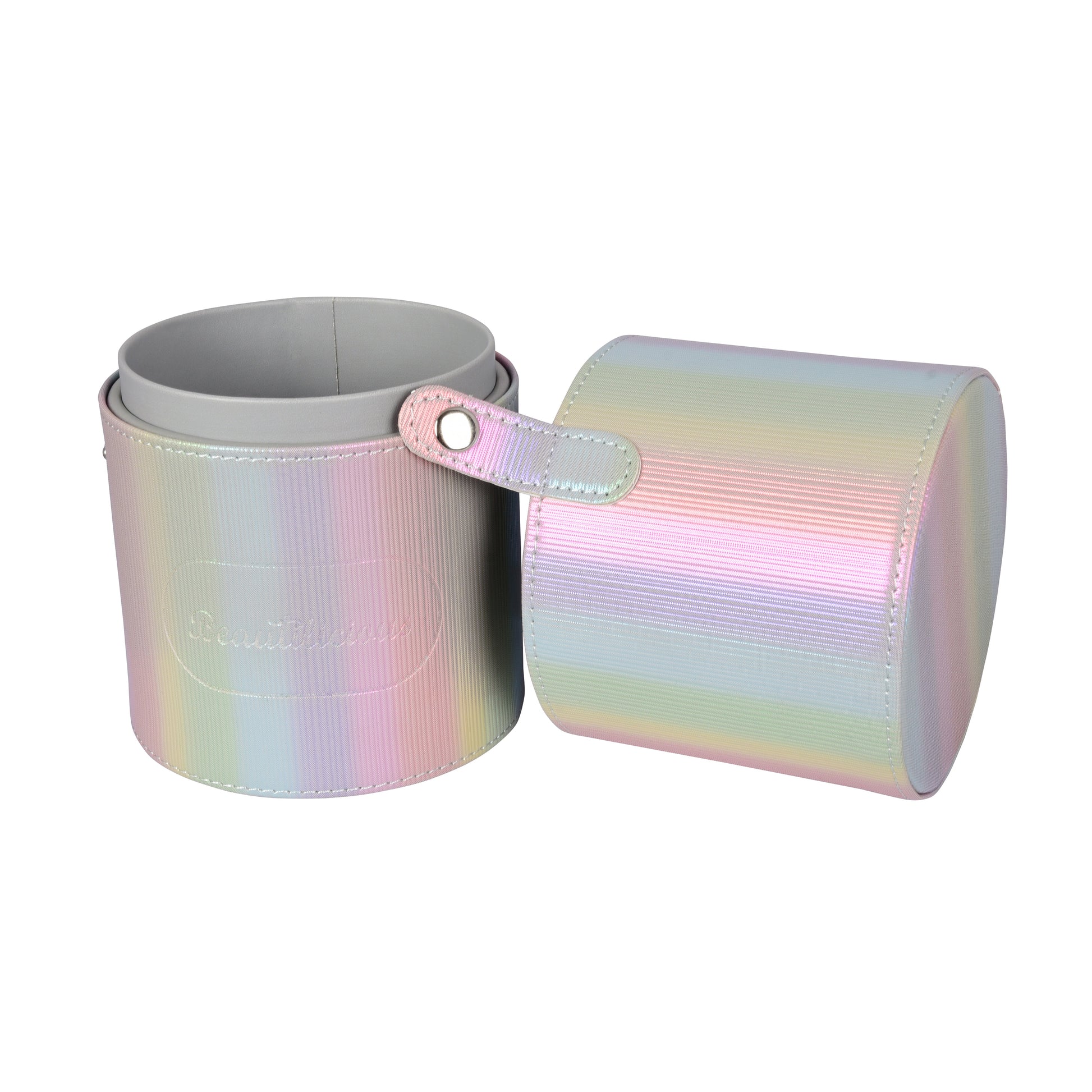 Medium Unicorn Glam Cylinder Brush Holder for beauty essentials