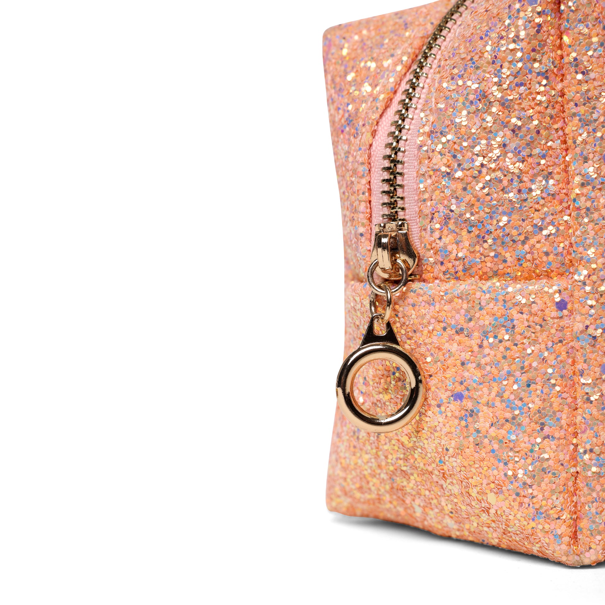 Beautilicious pink glam glittery pouch