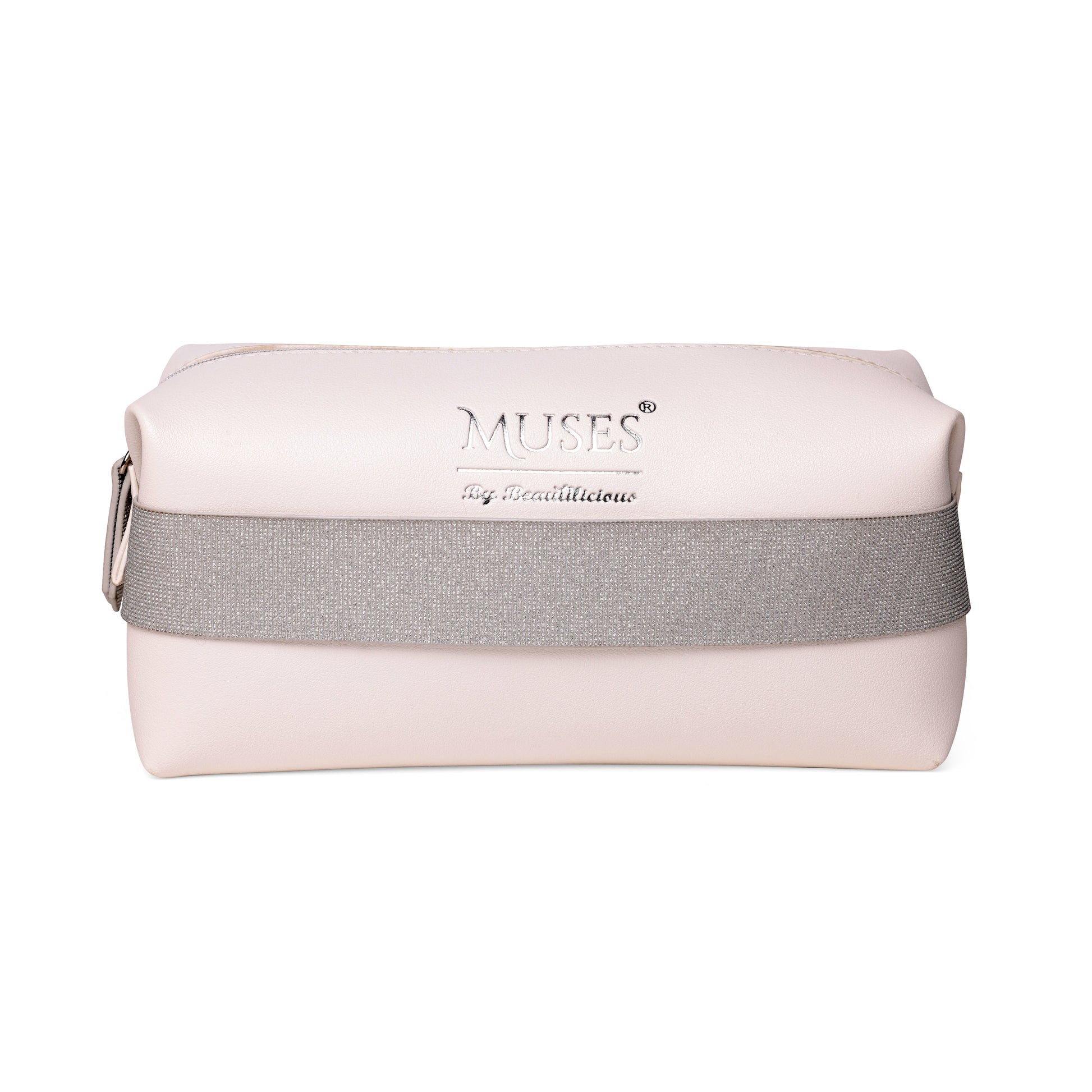 Glittery White Pouch