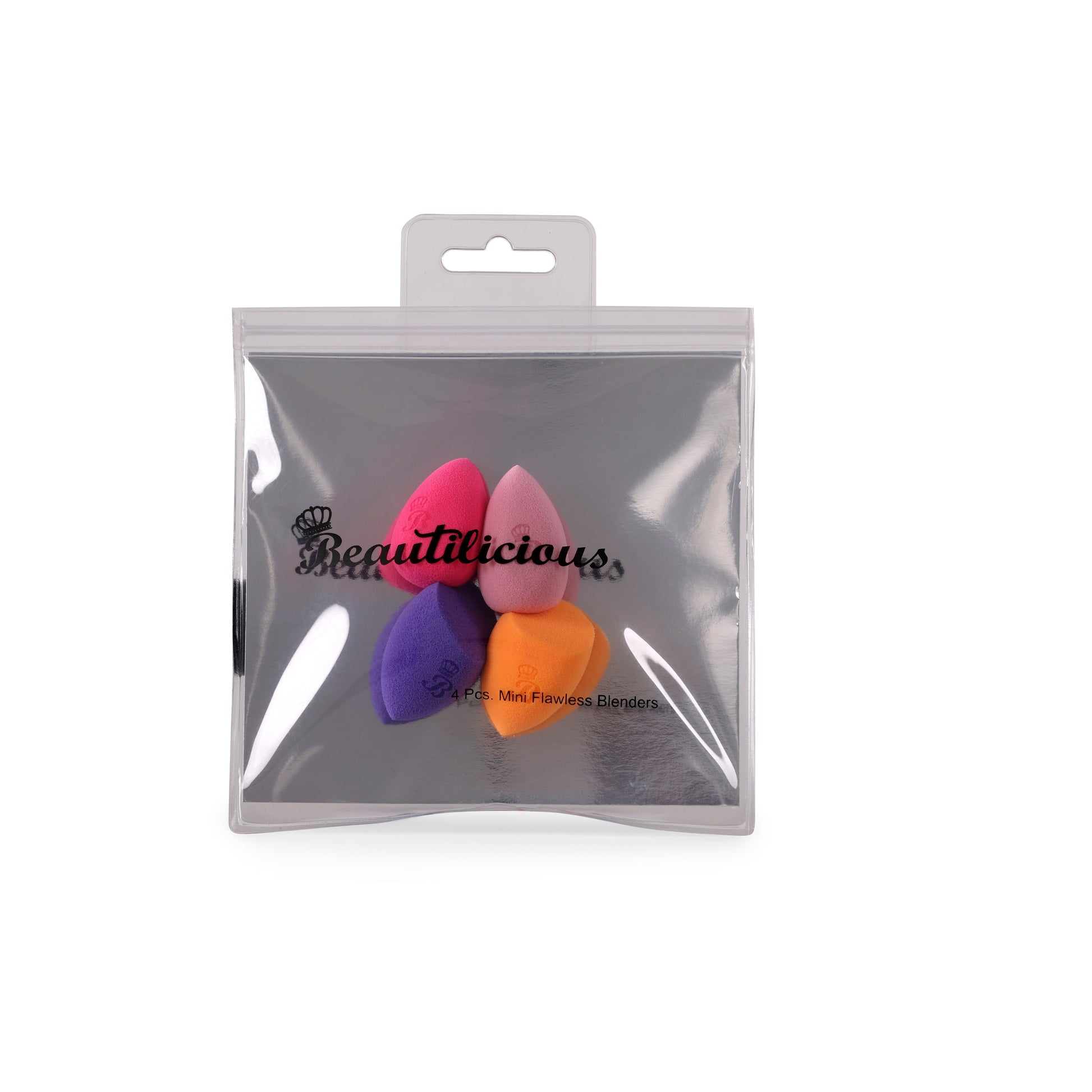 Set of 4 mini flawless blenders – ultra precise makeup sponge set