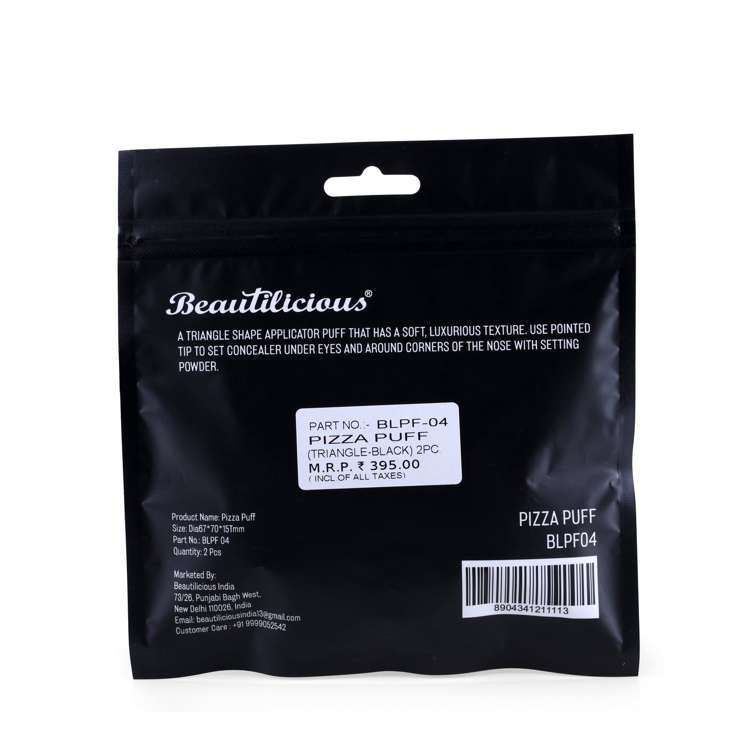Makeup triangle puff from Beautilicious