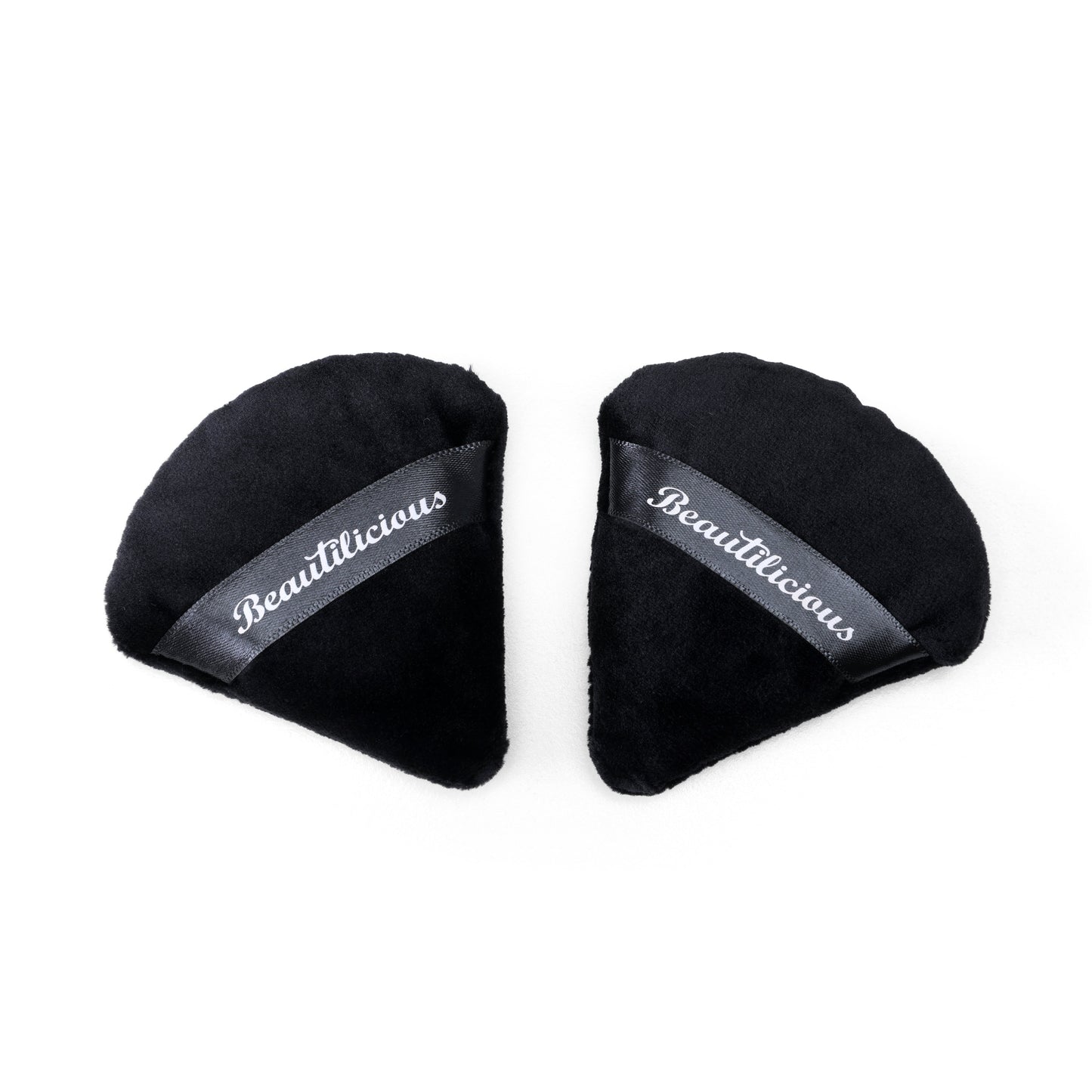 Beautiliciousblack Pizza Puff Triangle with feather-touch texture for non-cakey finish