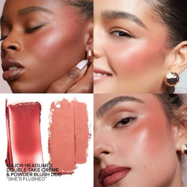 Major Headlines Double-Take Crème & Powder Blush Duo