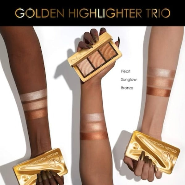 Golden Highlighter Trio Multi-Use Hybrid Glow Palette