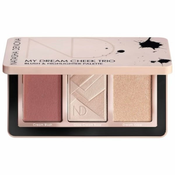My Dream Cheek Trio - Cream Blush, Glow Cream Base and Glow Powder Highlighter