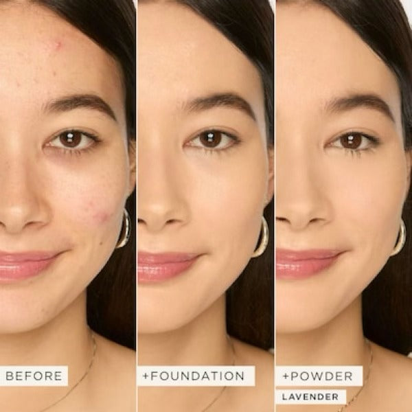 Creaseless setting & brightening powder