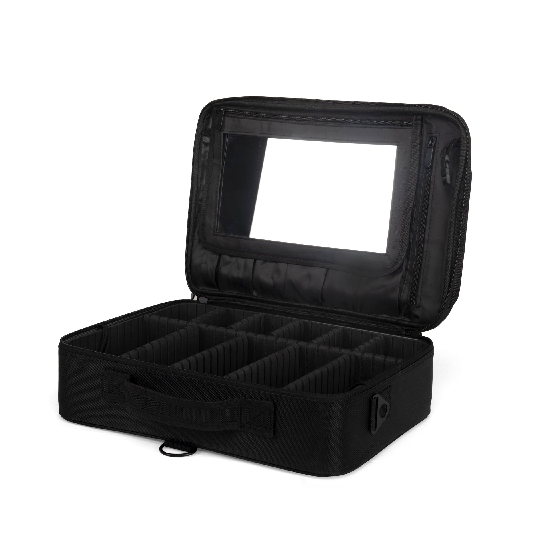 Beautilicious premium black laptop vanity bag with sleek modern design